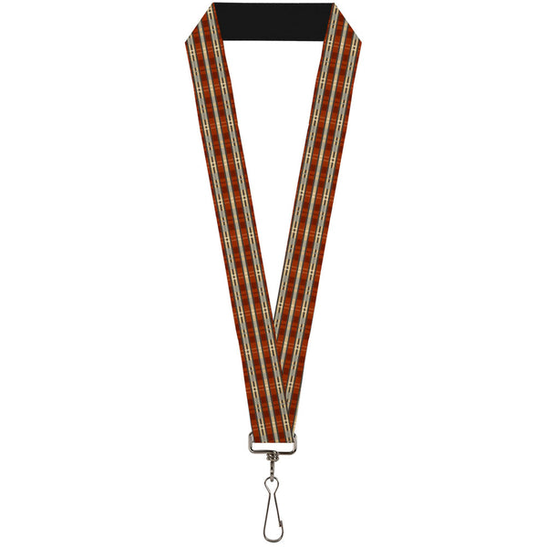 Buckle-Down Lanyard - 1.0" - Americana Plaid2