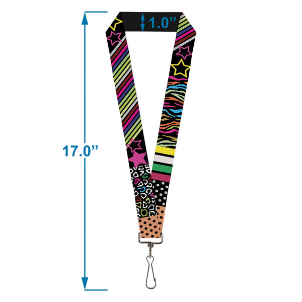 Buckle-Down Lanyard - 1.0" - Animal Skins & Stripes 1