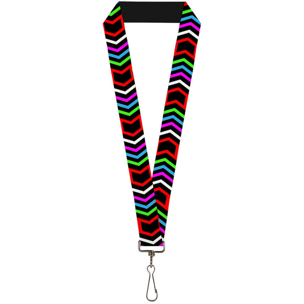 Buckle-Down Lanyard - 1.0" - Arrows Black Multi Color