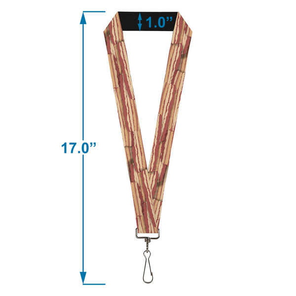 Buckle-Down Lanyard - 1.0" - Bacon Stacked