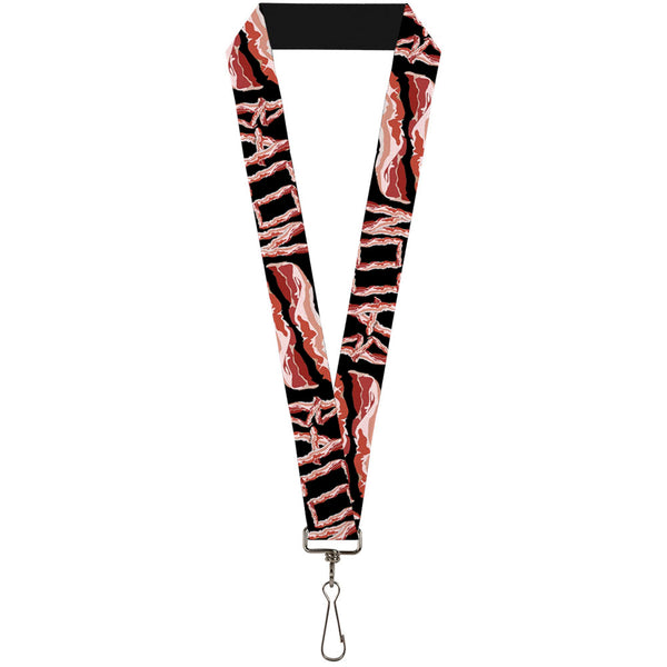 Buckle-Down Lanyard - 1.0" - Bacon w Text2