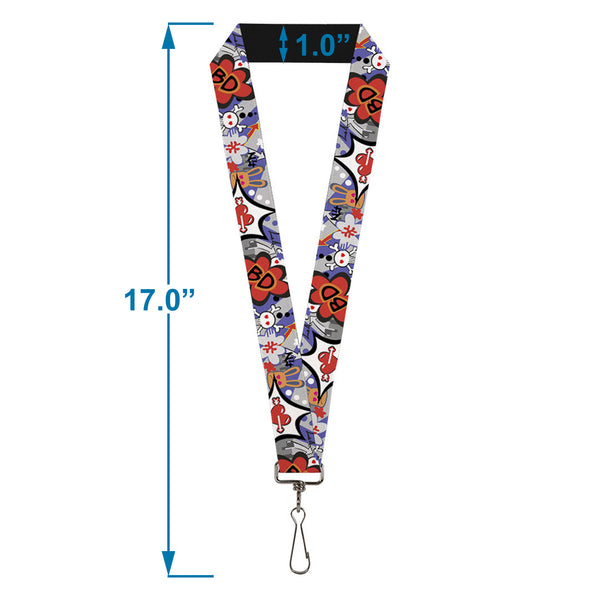 Buckle-Down Lanyard - 1.0" - BD Cartoon