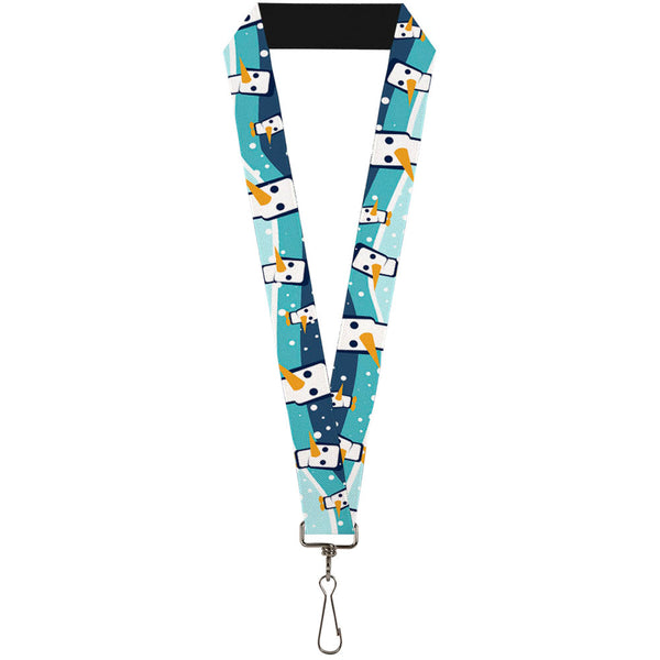 Buckle-Down Lanyard - 1.0" - Block Penguins Navy