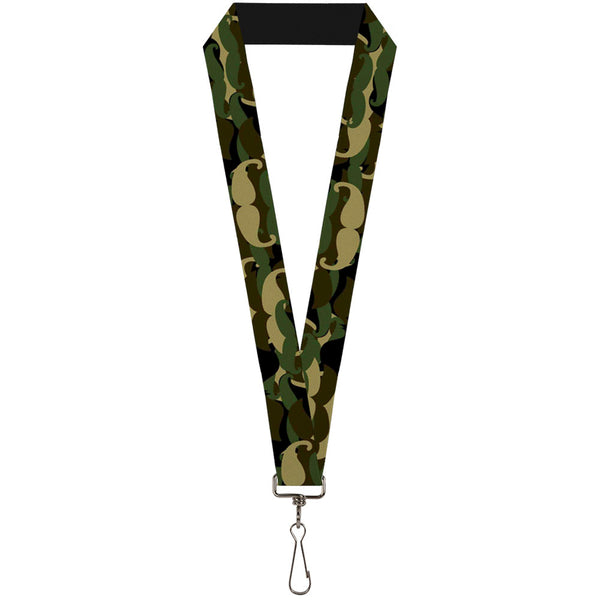 Buckle-Down Lanyard - 1.0" - Camo'stache