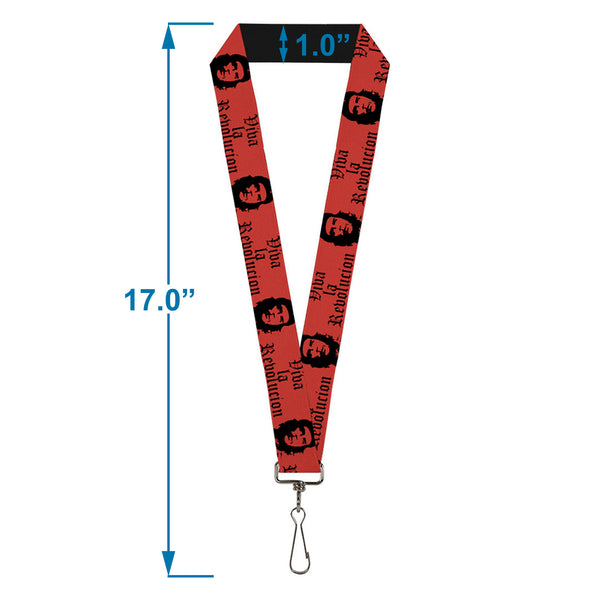 Buckle-Down Lanyard - 1.0" - Che Red Black