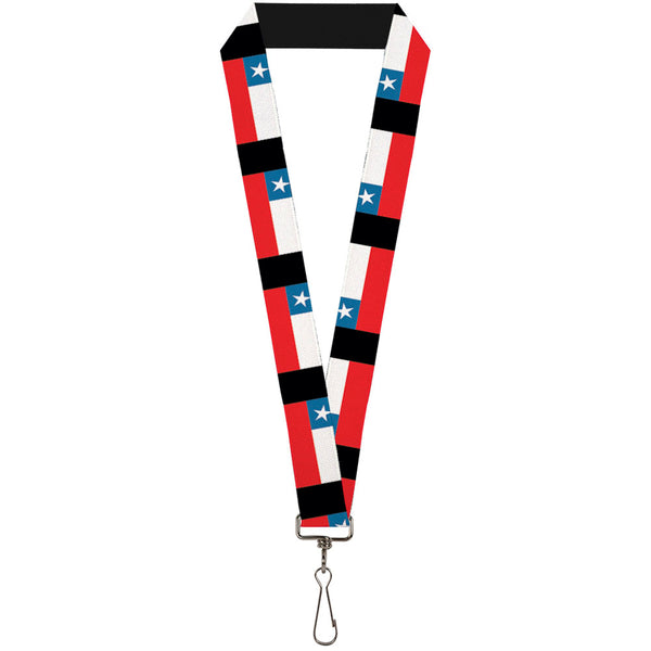 Buckle-Down Lanyard - 1.0" - Chile Flags