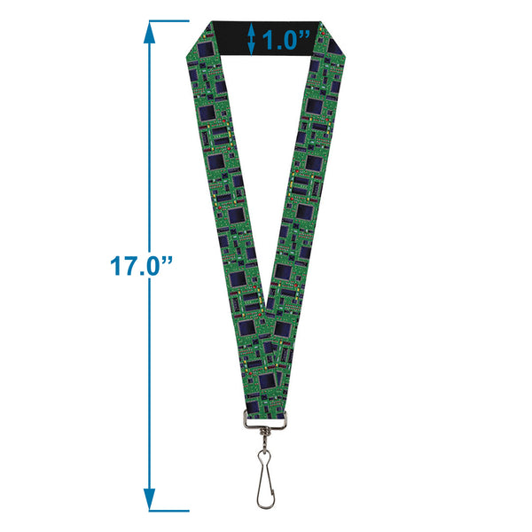 Buckle-Down Lanyard - 1.0" - Circuit Board2