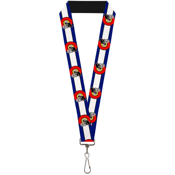 Buckle-Down Lanyard - 1.0" - Colorado Biker Distressed