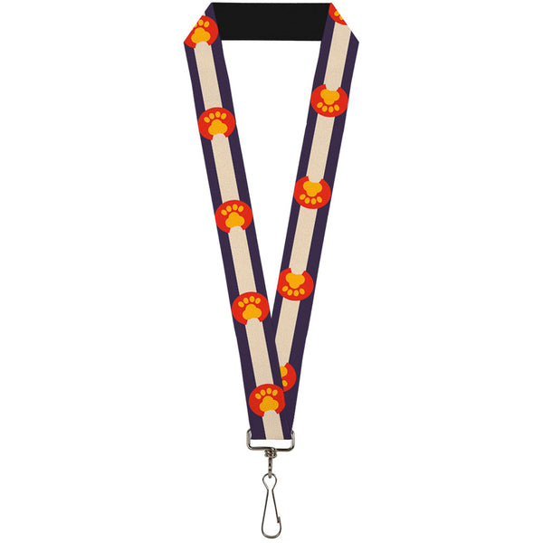 Buckle-Down Lanyard - 1.0" - Colorado Flag Paw Print