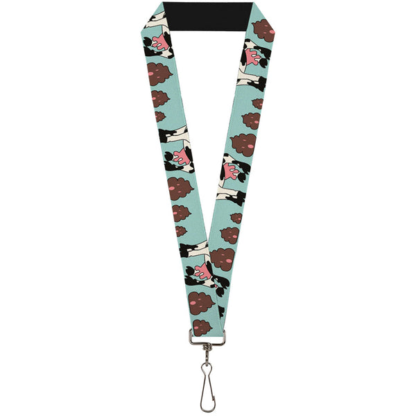 Buckle-Down Lanyard - 1.0" - Cow Poops Color