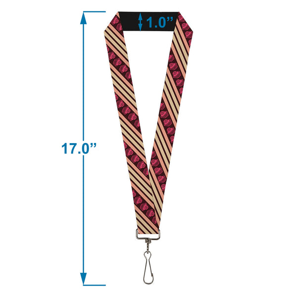 Buckle-Down Lanyard - 1.0" - Cupcake Wallpaper