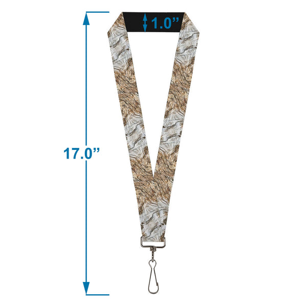 Buckle-Down Lanyard - 1.0" - Driftwood Grain