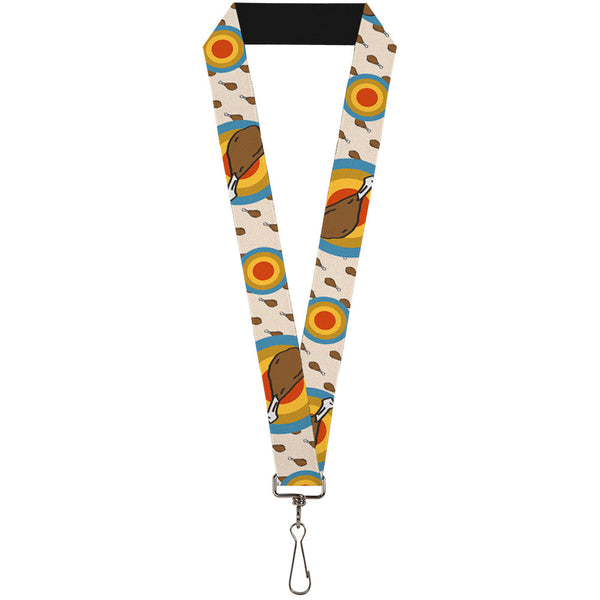 Buckle-Down Lanyard - 1.0" - Drumstick Target
