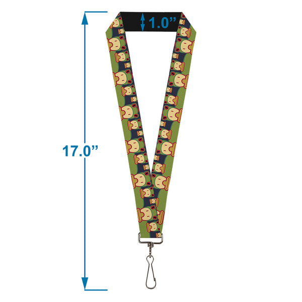 Buckle-Down Lanyard - 1.0" - Duck W Frog Hat