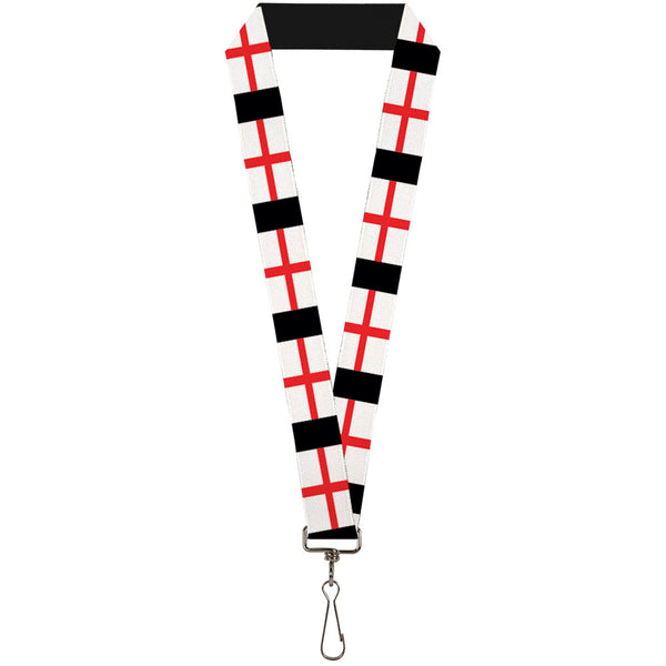 Buckle-Down Lanyard - 1.0" - England Flags