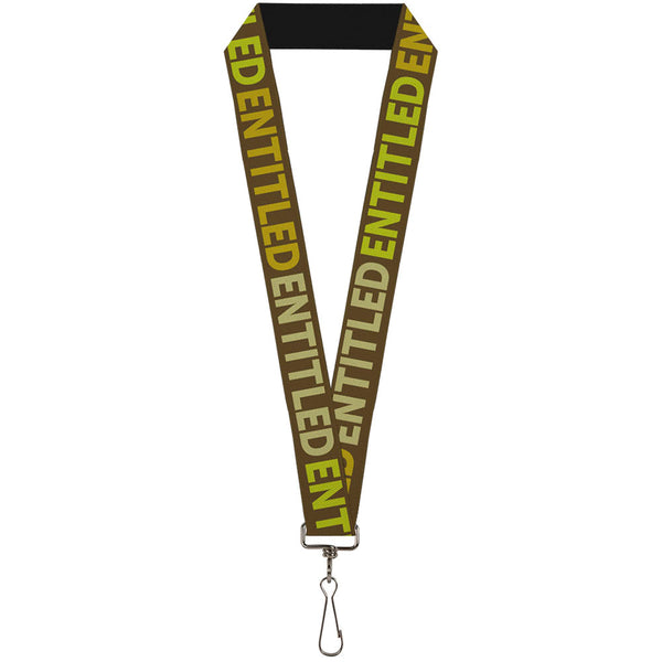 Buckle-Down Lanyard - 1.0" - ENTITLED Tonal Greens