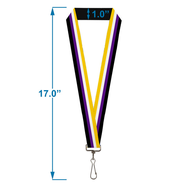 Buckle-Down Lanyard - 1.0" - Flag Non-Binary Stripe