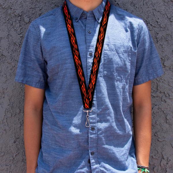 Buckle-Down Lanyard - 1.0" - Flame Orange