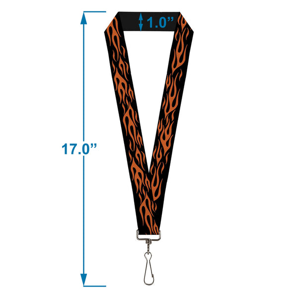 Buckle-Down Lanyard - 1.0" - Flame Orange