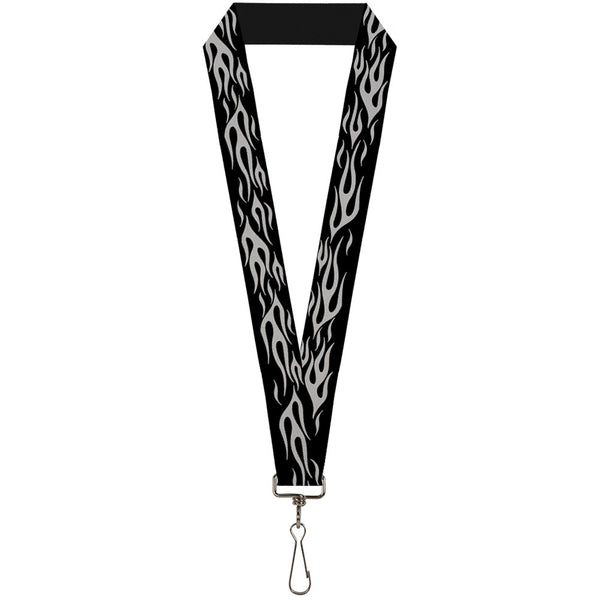 Buckle-Down Lanyard - 1.0" - Flame Silver