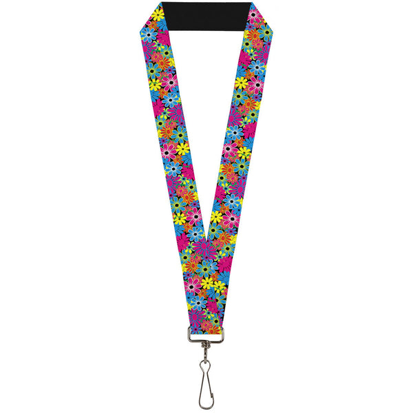Buckle-Down Lanyard - 1.0" - Flower Blossom