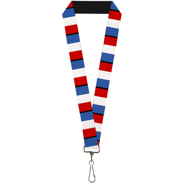 Buckle-Down Lanyard - 1.0" - France Flags