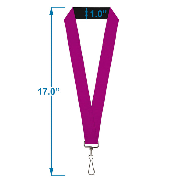 Buckle-Down Lanyard - 1.0" - Fuchsia