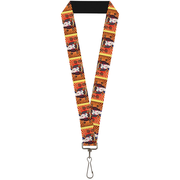 Buckle-Down Lanyard - 1.0" - Geisha Distressed Repeat
