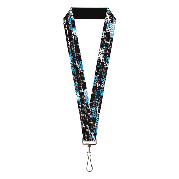 Buckle-Down Lanyard - 1.0" - Grunge Bricks Green