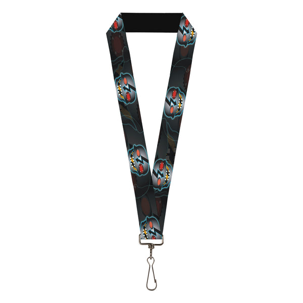 Buckle-Down Lanyard - 1.0" - High Voltage Skull