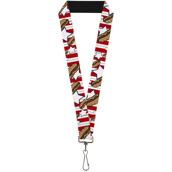 Buckle-Down Lanyard - 1.0" - Hot Dogs