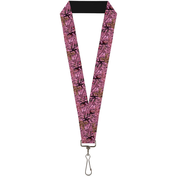 Buckle-Down Lanyard - 1.0" - Hunting Camo Pinks