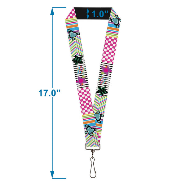 Buckle-Down Lanyard - 1.0" - Icons & Patterns 2