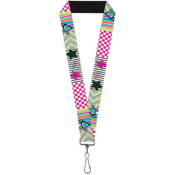 Buckle-Down Lanyard - 1.0" - Icons & Patterns 2