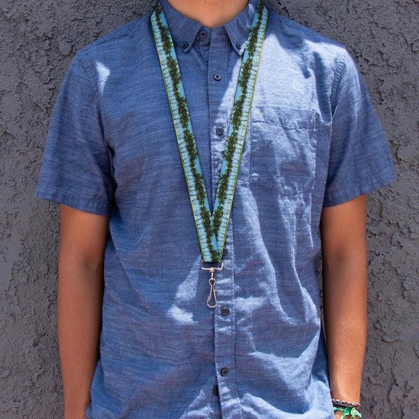 Buckle-Down Lanyard - 1.0" - Landscape Beach Palm Trees