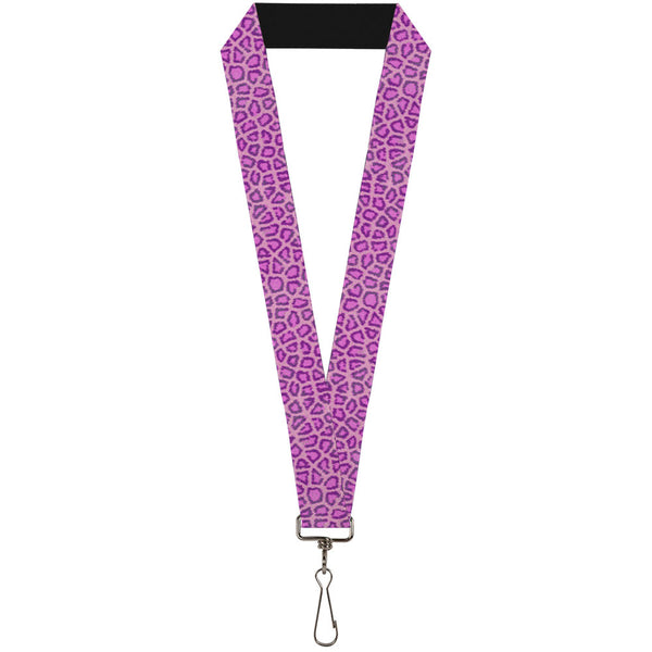 Buckle-Down Lanyard - 1.0" - Leopard Baby Pink