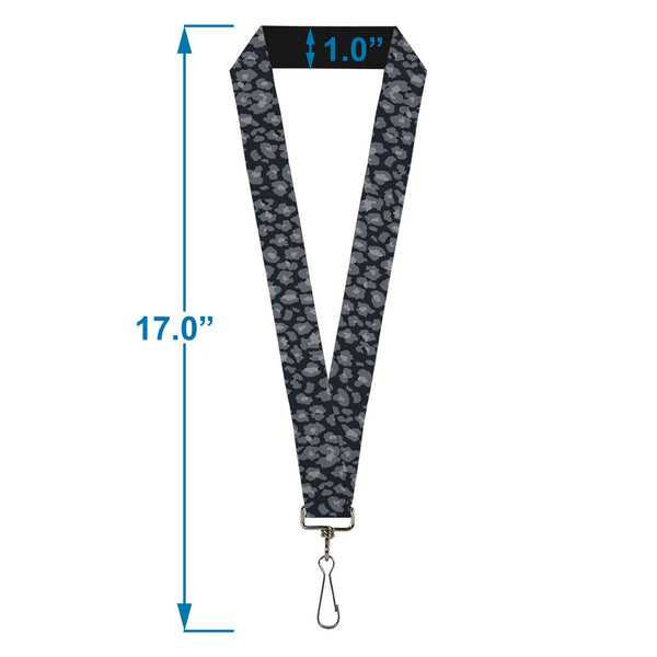 Buckle-Down Lanyard - 1.0" - Leopard Grays