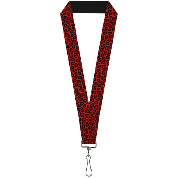 Buckle-Down Lanyard - 1.0" - Leopard Red