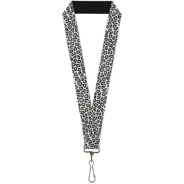 Buckle-Down Lanyard - 1.0" - Leopard White