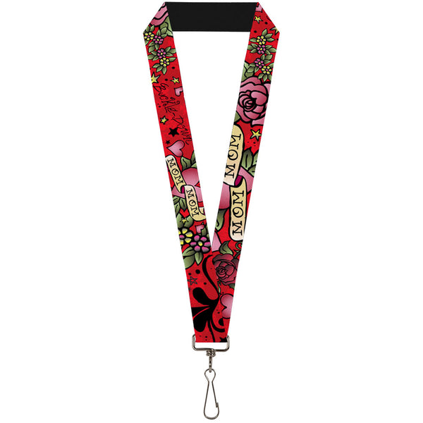 Buckle-Down Lanyard - 1.0" - Mom & Mom Red