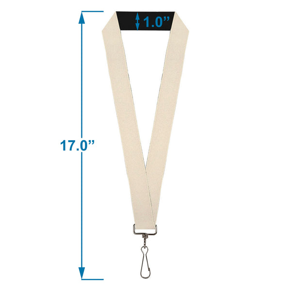 Buckle-Down Lanyard - 1.0" - Natural