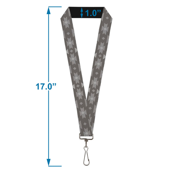 Buckle-Down Lanyard - 1.0" - Navajo Grays