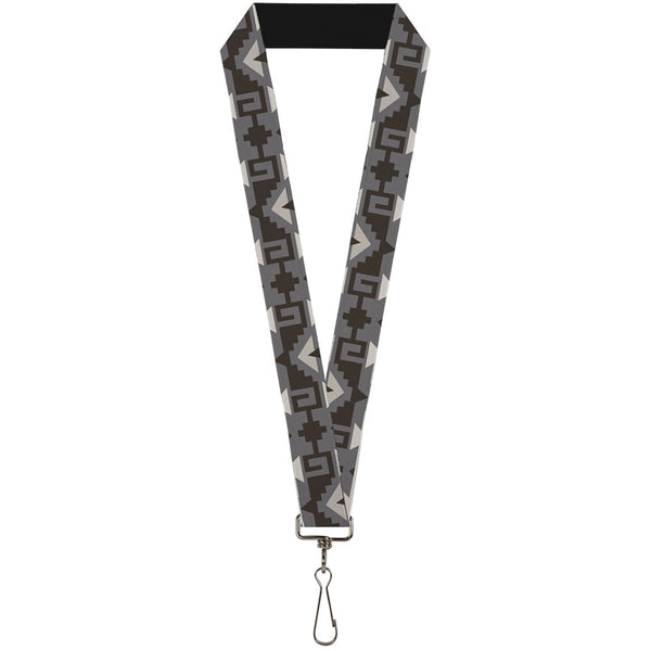 Buckle-Down Lanyard - 1.0" - Navajo2 Grays