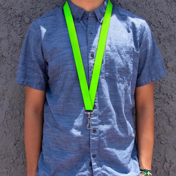 Buckle-Down Lanyard - 1.0" - Neon Green