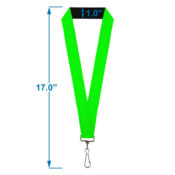 Buckle-Down Lanyard - 1.0" - Neon Green