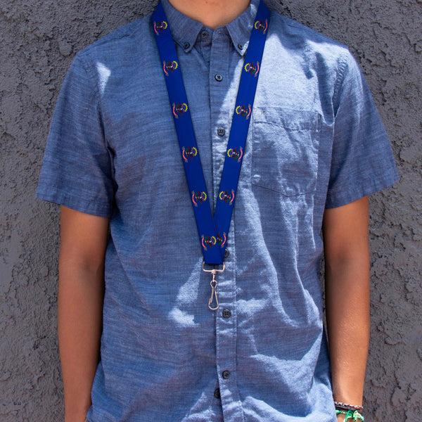 Buckle-Down Lanyard - 1.0" - North Dakota Flags