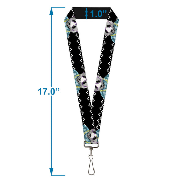 Buckle-Down Lanyard - 1.0" - Panda Bling
