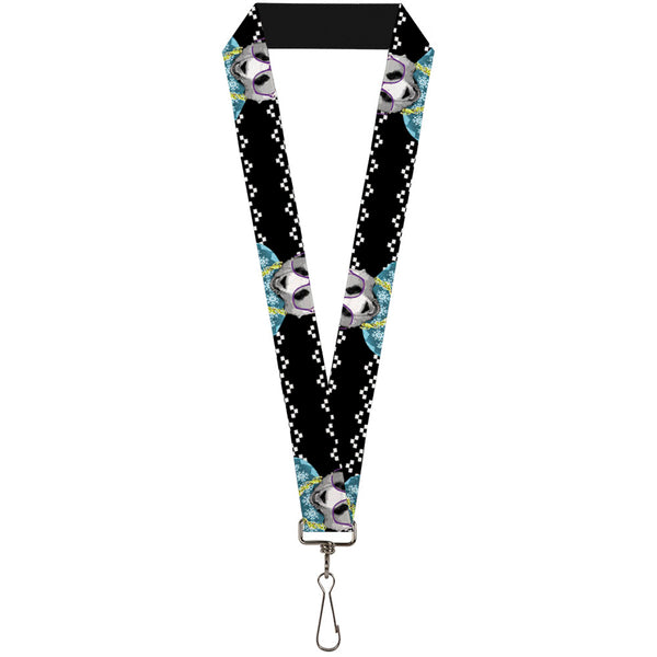 Buckle-Down Lanyard - 1.0" - Panda Bling