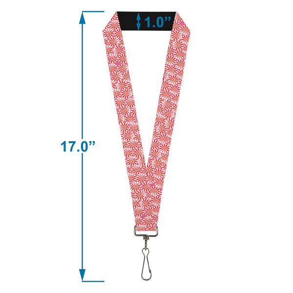 Buckle-Down Lanyard - 1.0" - Peppermint Candies