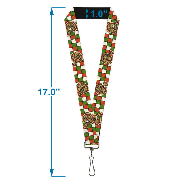 Buckle-Down Lanyard - 1.0" - Pizza Pies